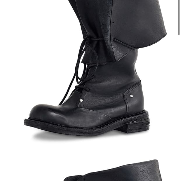 네거티브쓰리 레이스업 부츠