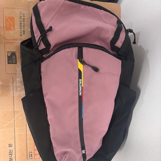 살로몬 몽트 백팩 핑크