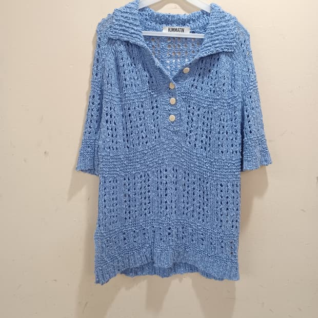 KIMMATIN 마뗑킴 파란색 니트 