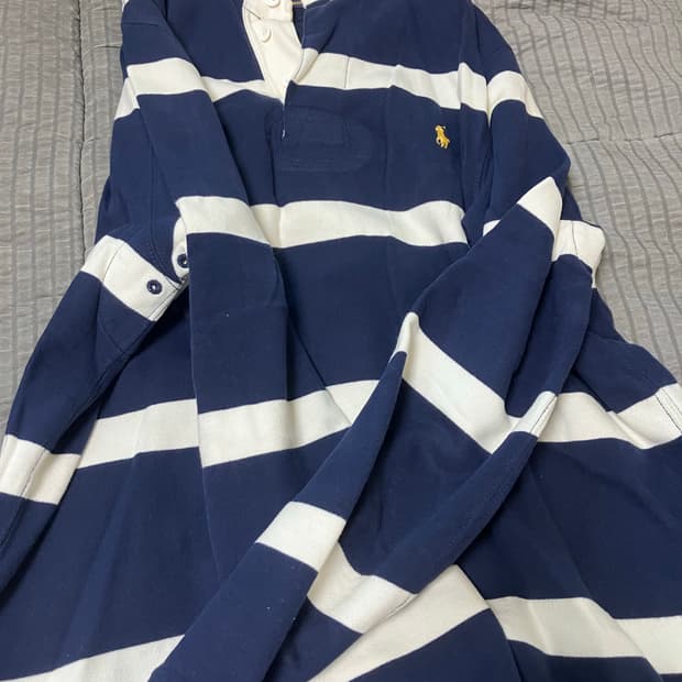 랄프로렌 네이비 럭비티