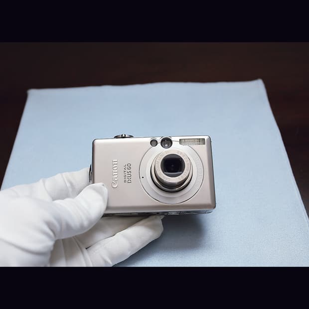 레어<A+급><한글>캐논 익서스 ixus 60 실버 빈티지 디카