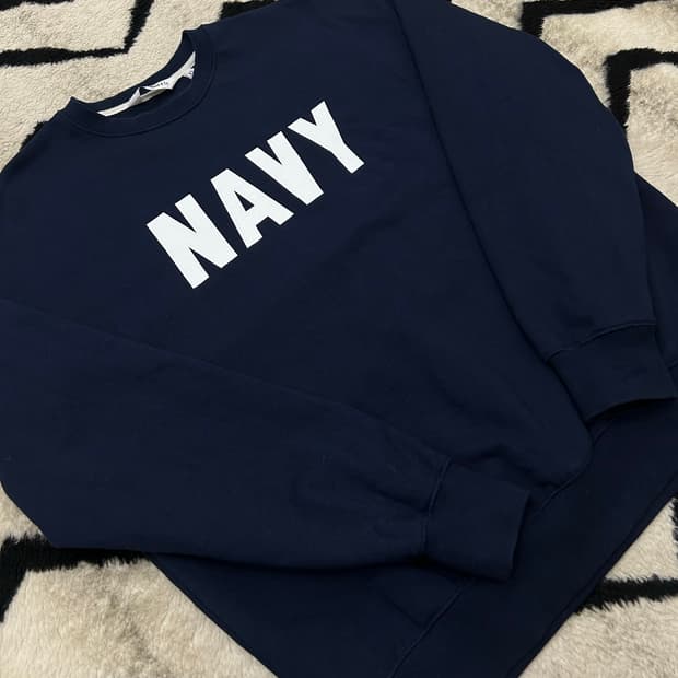 [XL]유니폼브릿지 NAVY 헤비코튼 맨투맨/네이비