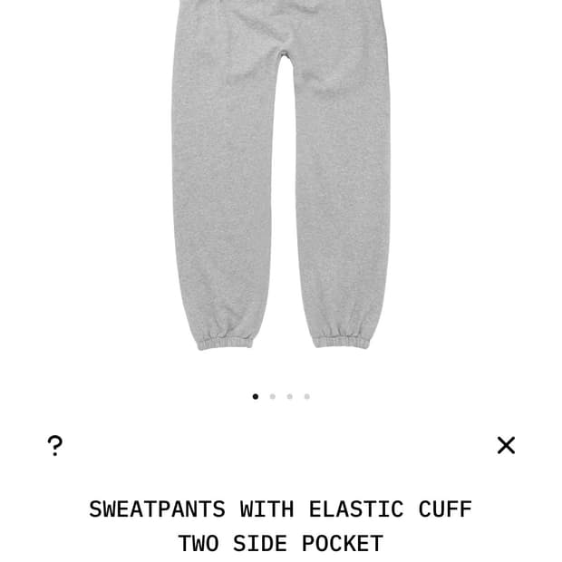 이지 yeezy sp-08 스웻팬츠 그레이 / 2