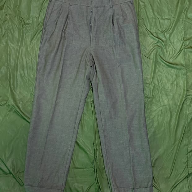 Benissimo 투턱 울 트라우저 32-33