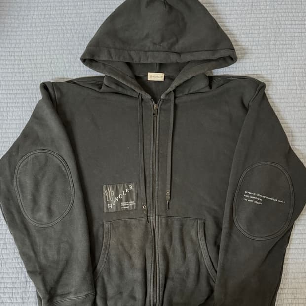 Moncler 몽클레어 프라그먼트 후드 집업 블랙 