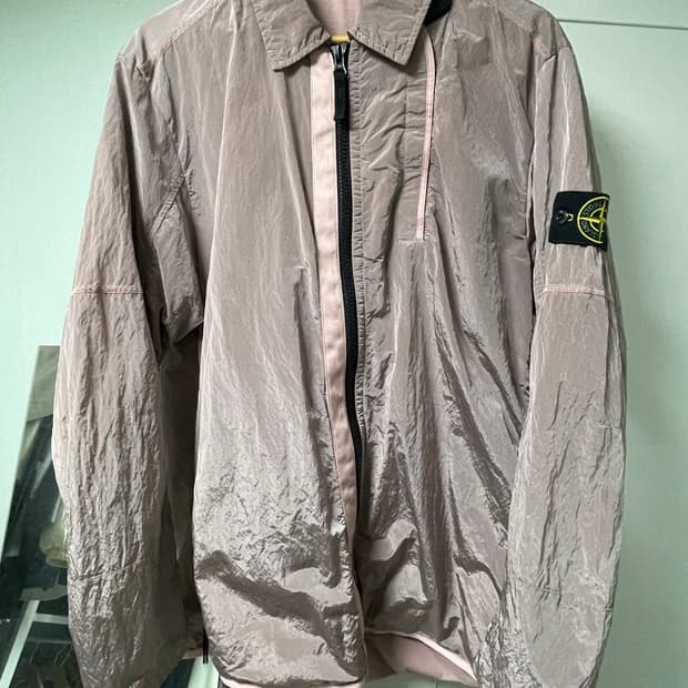 [XL] 18FW 스톤아일랜드 나일론 셔츠 로즈쿼츠