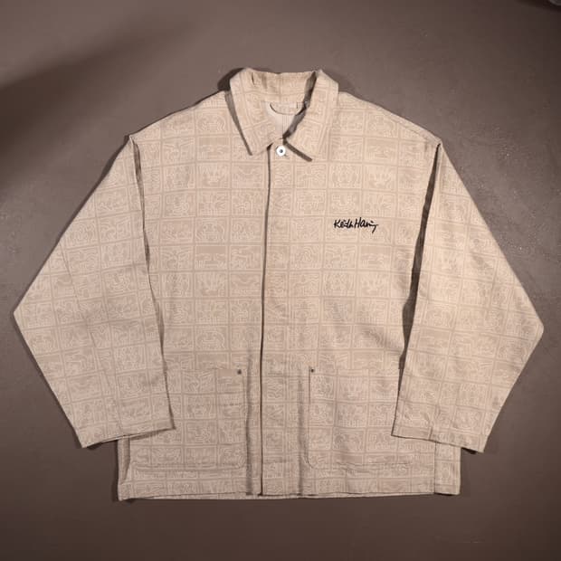 키스 해링 패턴 데님자켓 C503