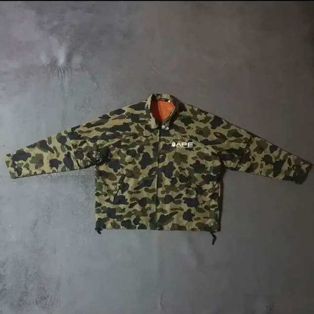 90s 베이프 카모 코치자켓