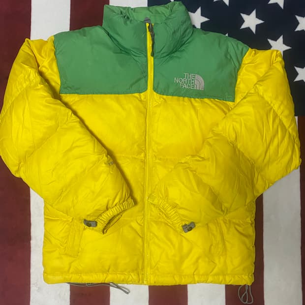 노스페이스 노랭이 눕시