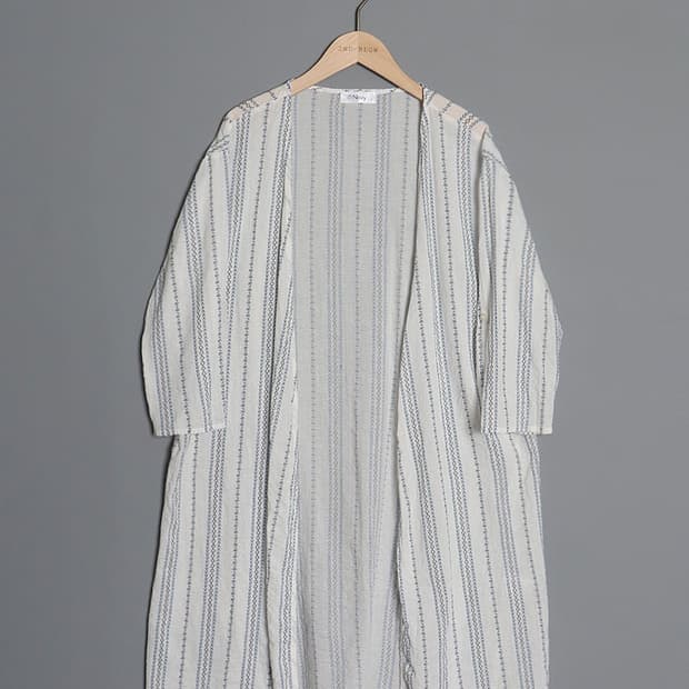 Navy Long Robe Cardigan