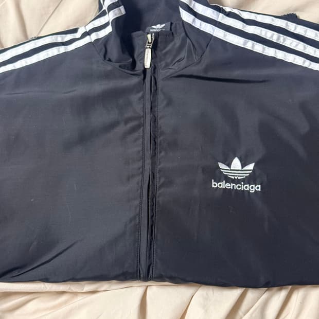 빈티지 발렌시아가 아디다스 포플린 트랙수트 자켓