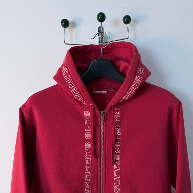 슈프림 탑라인 2019 후드집업 