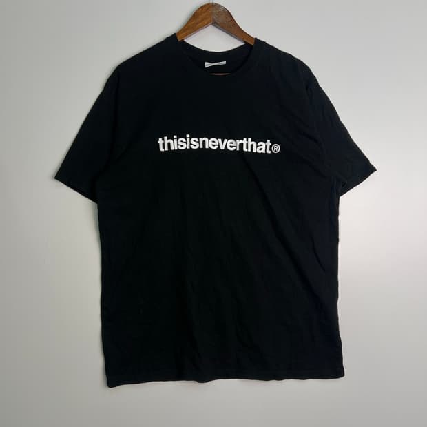 thisisneverthat 블랙 반팔티