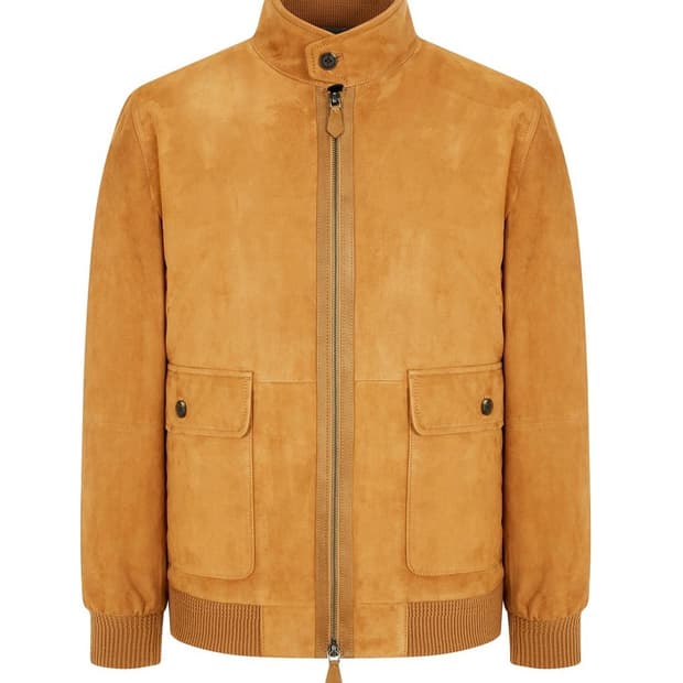 (새상품)맨온더분 카멜 투웨이 스웨이드 자켓