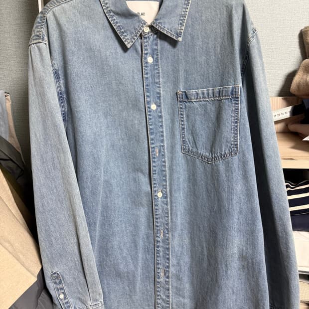 플랙 (PLAC) 연청 데님셔츠 L
