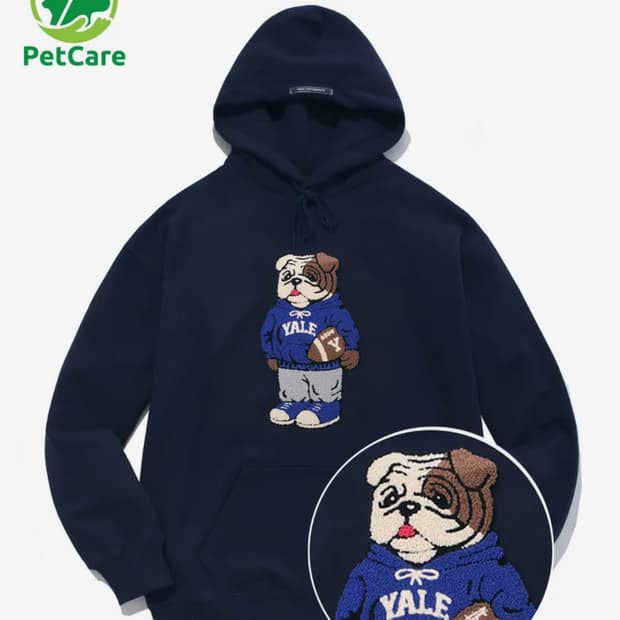 예일 BOUCLE HANDSOME DAN HOODIE NAVY