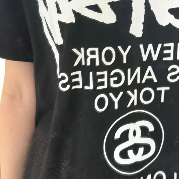 스투시 월드 투어 반팔티