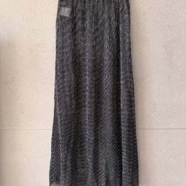 프릭스스토어 여성 롱치마 반짝이 시스루 속치마 탈부착