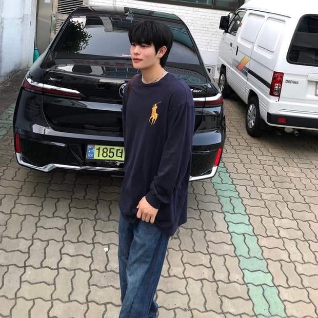 폴로 정품 빅포니 롱슬리브 다크네이비