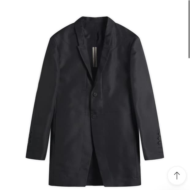 새상품)릭오웬스 가자르 리도 실크자켓