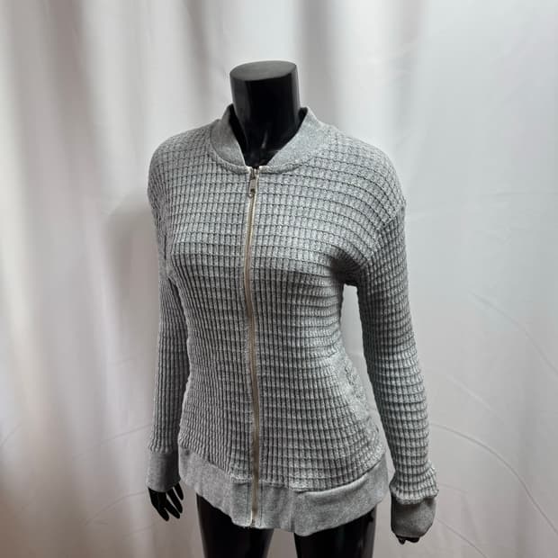 out of sight 슬림 와플 집업