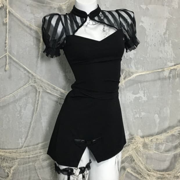 Punk Rave Neck Detail Onepiece