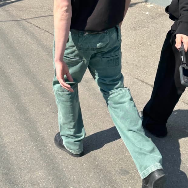 PLASTICPRODUCT MPa BAG PANTS (EMERALD)