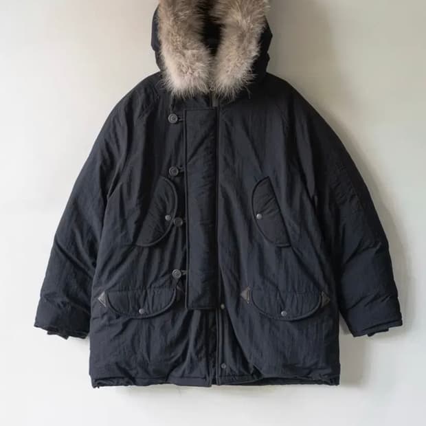 25fw 아워셀브스 구스다운 밀 파카 다크네이비 3사이즈