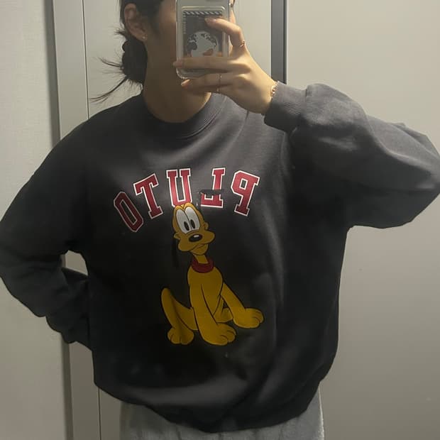 디즈니 아방핏맨투맨