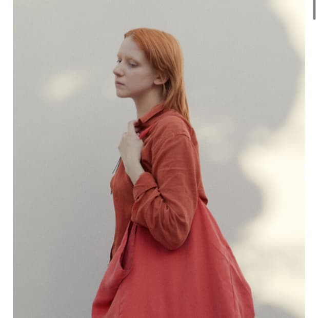 머듈 라운지 백(reversible) red