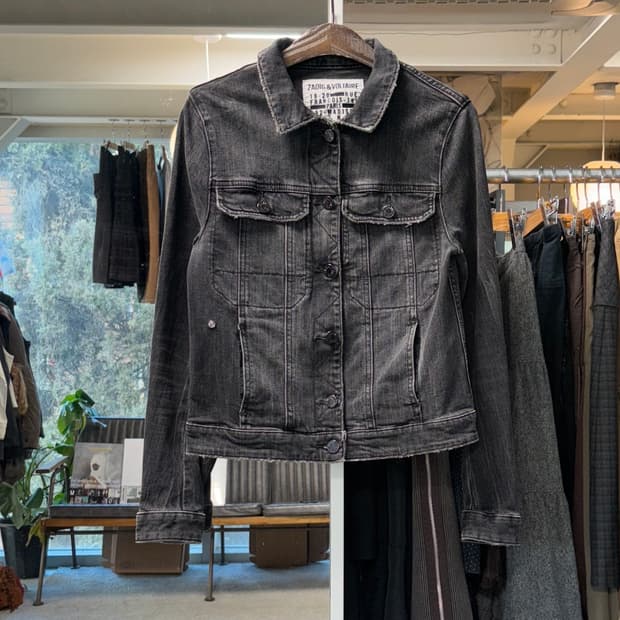 쟈딕앤볼테르 데님 집업 자켓