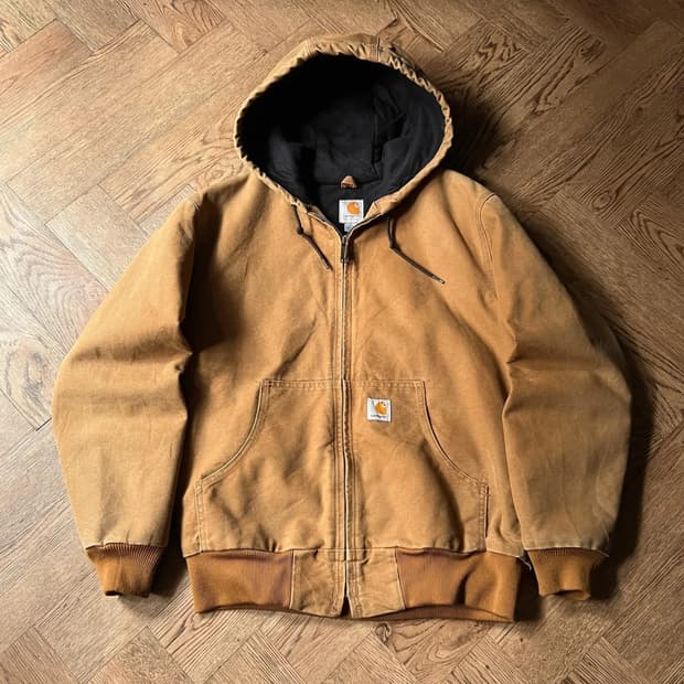 [S]칼하트 USA 우먼스 브라운 액티브 워크자켓