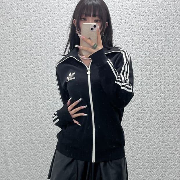 아디다스 빈티지 캐주얼 유로파 슬림핏 져지 집업 95 C11178