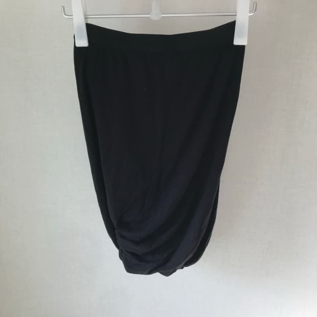 알렉산더왕 드레이프 스커트 블랙