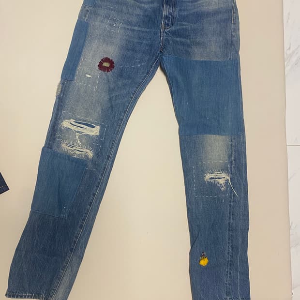 (32x34)LVC 54501XX 데미지 패치워크