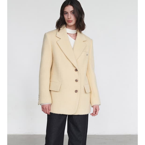 루에브르 알파카 자켓