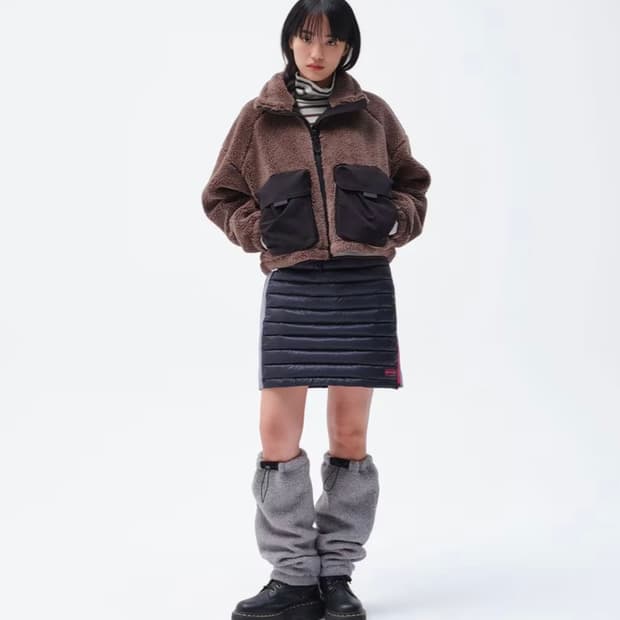 (존예보장 상태최상) 아웃도어프로덕츠 보아 플리스 크롭 자켓