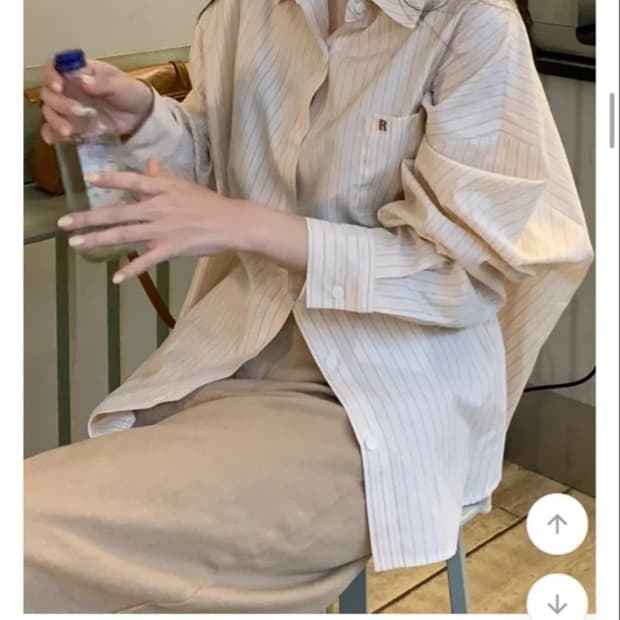 새상품) 영앤리치 스트라이프 셔츠