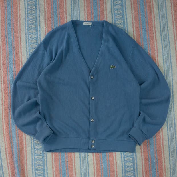 IZOD 라코스테 아크릴 가디건 스카이 블루