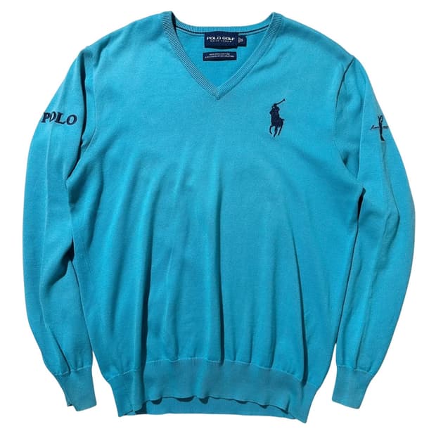 폴로 랄프로렌 빅포니 V넥 니트