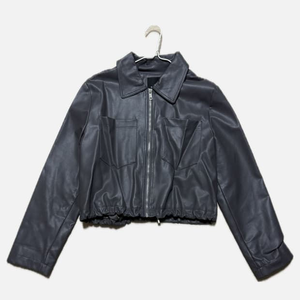 더블유스텐다드 숏 블루종 차콜