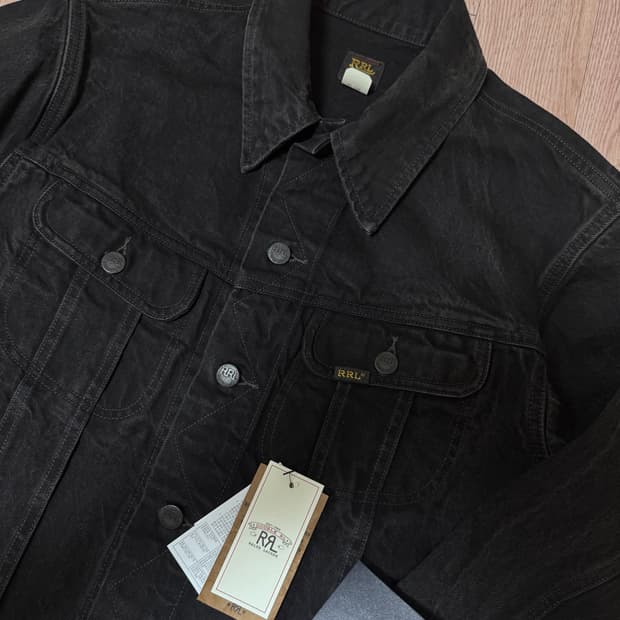 RRL 더블알엘 Lot.271 블랙 트러커 자켓 M