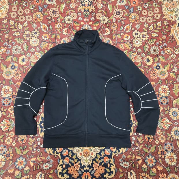 [XL] 휴고보스(HUGO BOSS) 파이핑 포인트 집업 트랙 자켓 (블