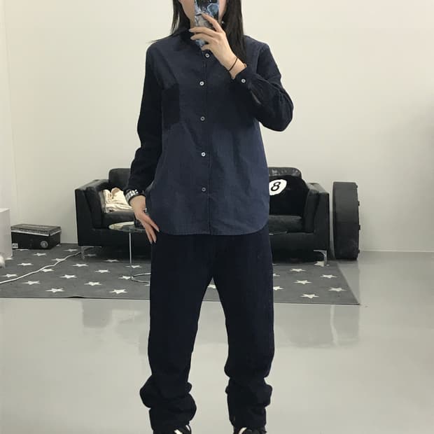 꼼데가르송 울 디테일 셔츠