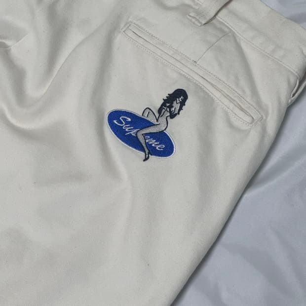 슈프림 핀업걸 치노팬츠