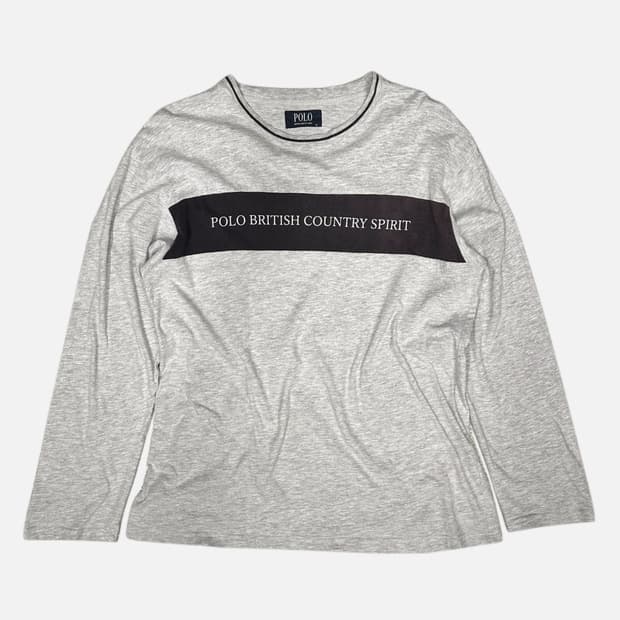 POLO BCS bar logo lettering t-shirt