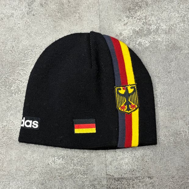 아디다스 독일 국기 비니 블랙