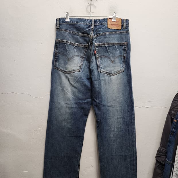 리바이스 00s 569 루즈 스트레이트핏 데님 