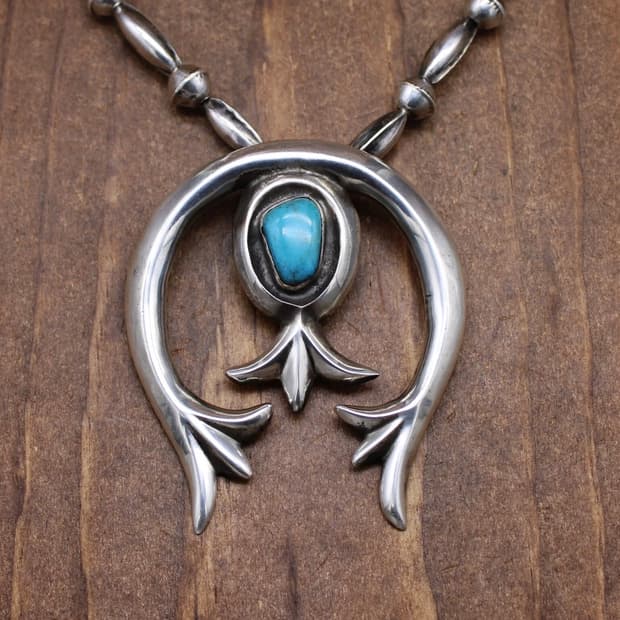 1900s 빈티지 네이티브아메리칸 나바호 나자 실버 목걸이