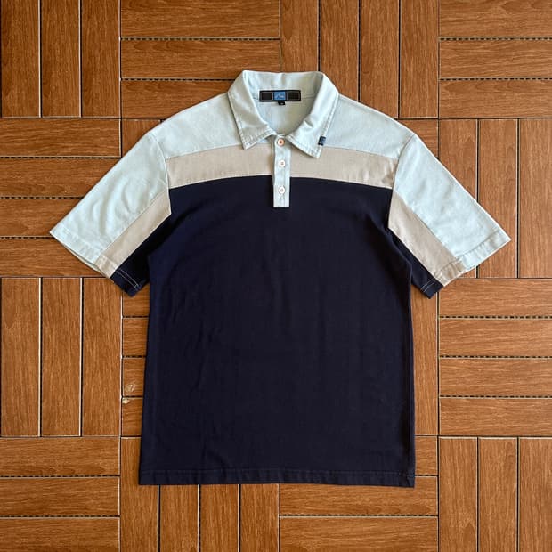 90’s Rusty usa terry cotton pk 1/2 tee